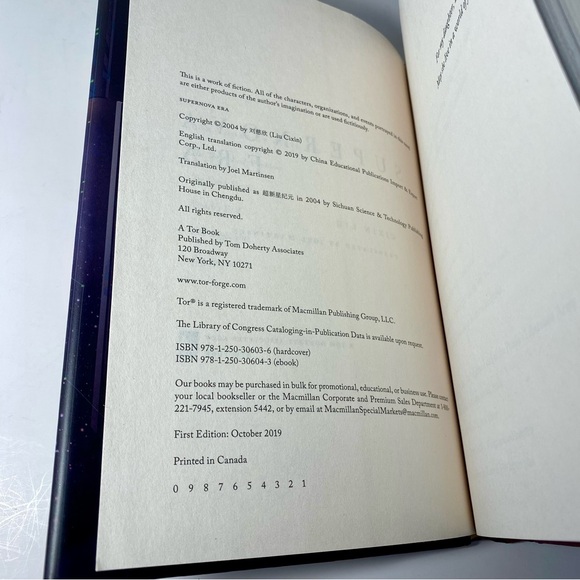 Supernova Era by Cixin Liu (First Edition, Hardcover, Dust Jacket) - Picture 4 of 5